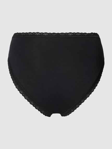 Sloggi Slip met schelprand in 3-pack Zwart - 3