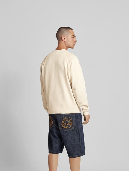 Closed Sweatshirt met geribde boorden Beige - 5