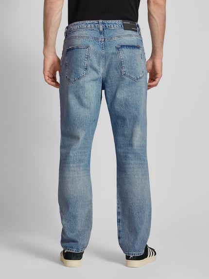REVIEW Jeansy o kroju baggy z dodatkiem streczu Niebieski 5