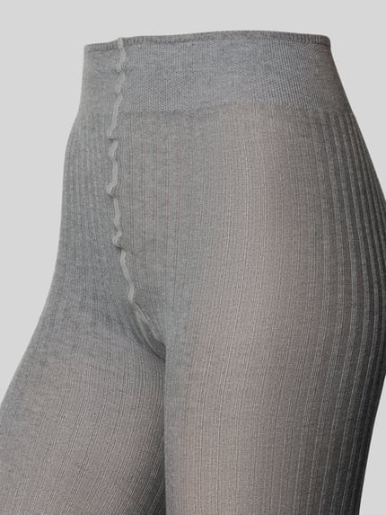 FALKE Strumpfhose mit Strukturmuster Modell 'Family' Hellgrau 2
