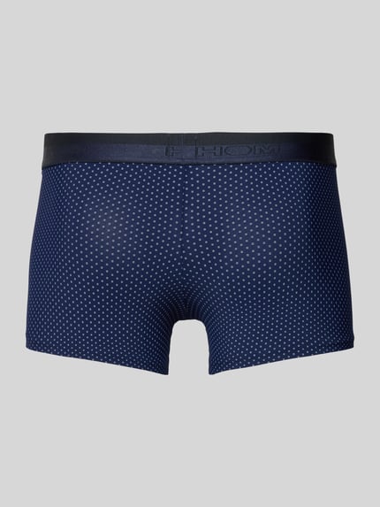 HOM Boxershorts mit elastischem Label-Bund Modell 'Max' Dunkelblau 3