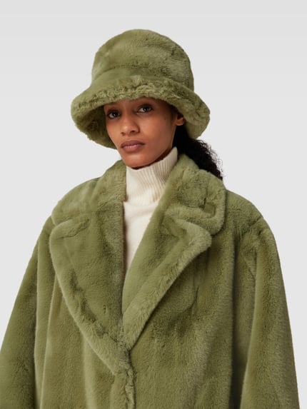 Stand Studio Bucket hat van imitatiebont Lichtgroen - 1