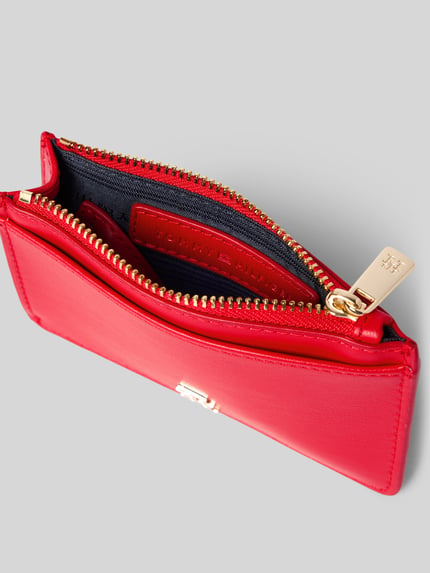 Tommy Hilfiger Portemonnee met karabijnhaak voor ophangen, model 'ICON LONG CC-HOLDER' Rood - 3