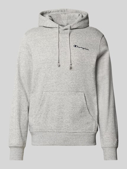Champion Hoodie met labelstitching Lichtgrijs gemêleerd - 2