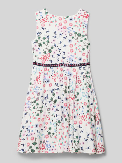 Happy Girls Minikleid mit floralem Muster Ecru 3