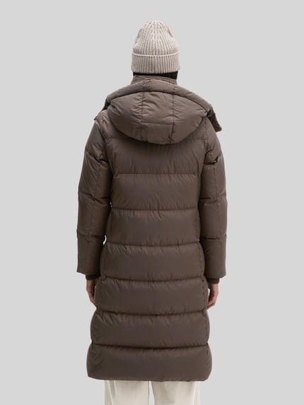 Marc O'Polo Steppmantel mit Kapuze Dunkelbraun 5