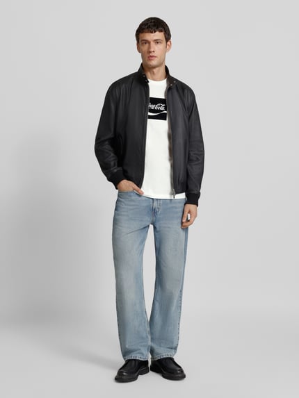 Antony Morato T-shirt met labelprint Wit - 1