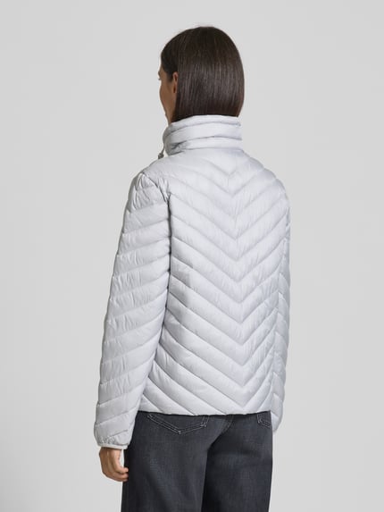 Christian Berg Woman Selection Steppjacke mit Stehkragen und Reißverschlusstaschen Silber 5