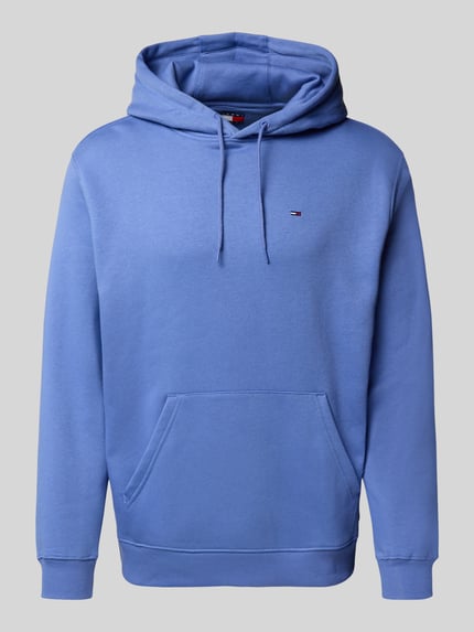 Tommy Jeans Bluza z kapturem o kroju regular fit z mieszanki bawełny Niebieski 2