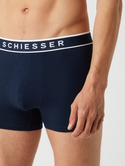 SCHIESSER Trunks mit Stretch-Anteil im 3er-Pack Marine 2