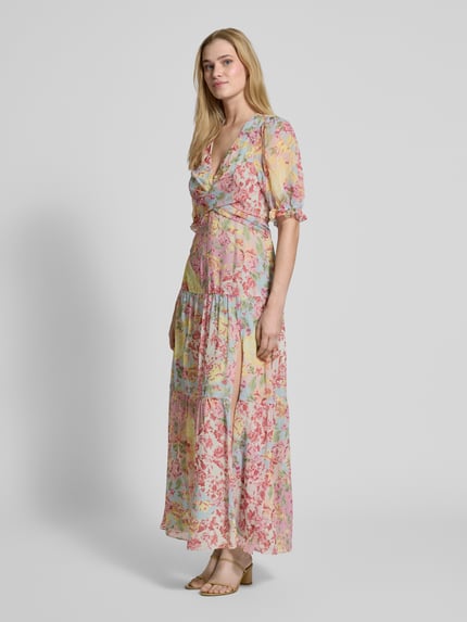 ADLYSH Cocktailkleid im Stufen-Look Kirsche 1