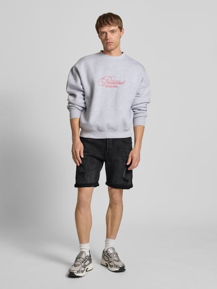 JACK & JONES Regular Fit Jeansshorts im 5-Pocket-Design Modell 'RICK' Black 1