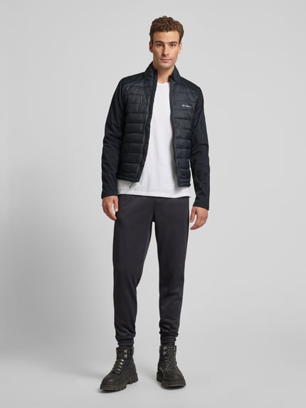 Columbia Gewatteerd jack met labelprint Zwart - 1