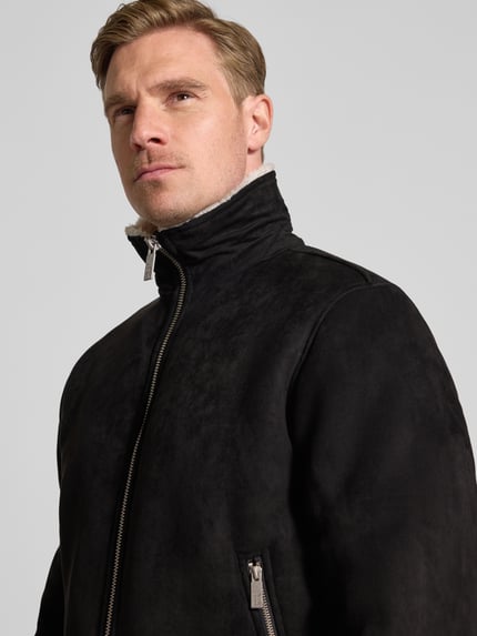 Jake*s Studio Men Jacke mit Reißverschlusstaschen Black 3