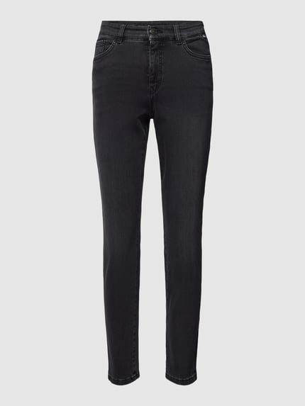 Marc Cain Jeansy o kroju slim fit z 5 kieszeniami model ‘SILEA’ Antracytowy 2