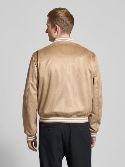 JOOP! JEANS Blouson mit Stehkragen Modell 'Rico' Taupe 5