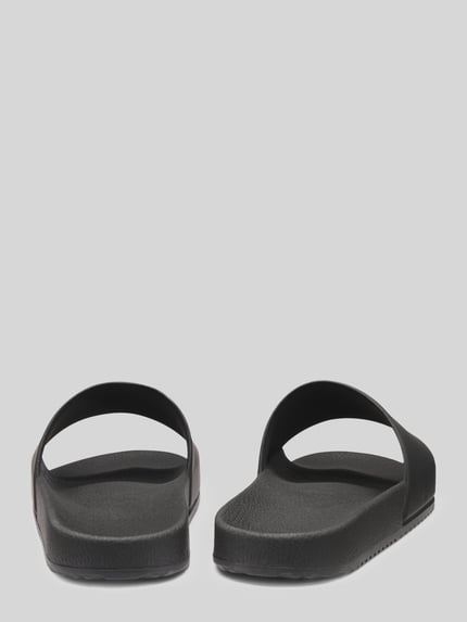 HUGO Badeschuhe mit Logo Print Black 3