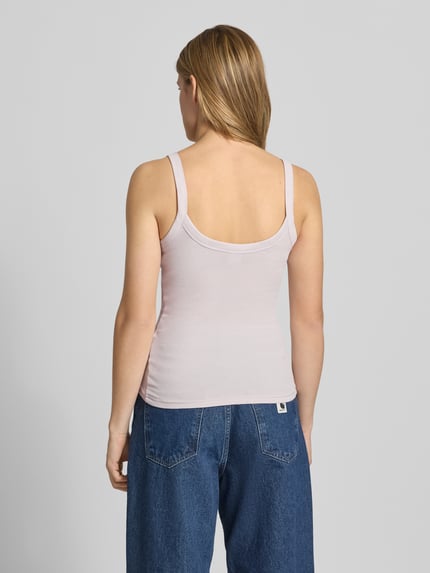 Gina Tricot Top na ramiączkach w efekcie prążkowania Jasnofioletowy 5