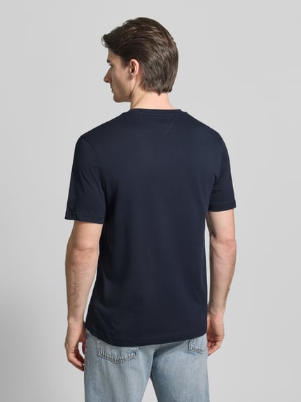 Tommy Hilfiger Regular Fit T-Shirt aus reiner Baumwolle Marine 5
