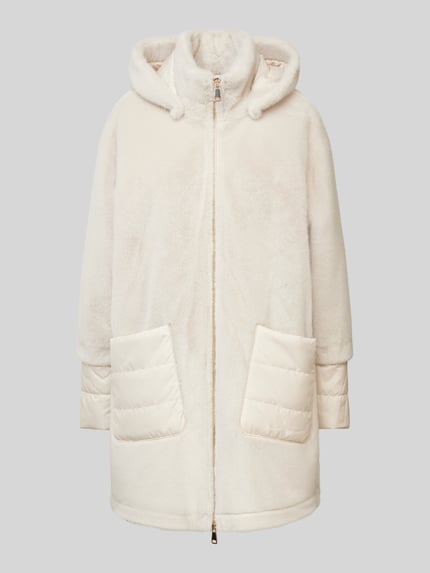 White Label Mantel mit aufgesetzten Taschen Sand 2