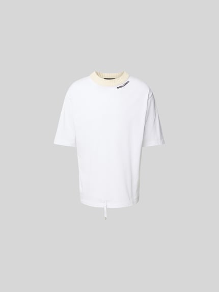 Dsquared2 Loose fit t-shirt met tunnelkoord Wit - 2