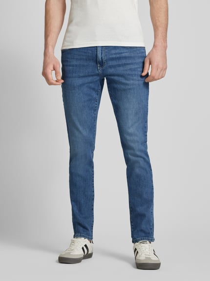 ONLY & SONS Jeansy o kroju slim fit z 5 kieszeniami model ‘LOOM’ Jeansowy niebieski 4