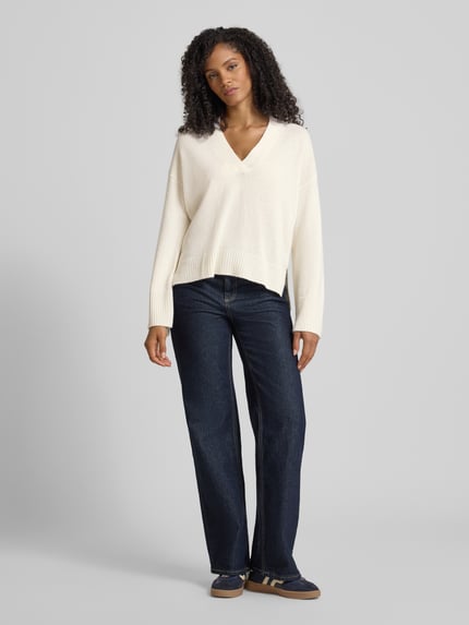 My Essential Wardrobe Strickpullover mit Kaschmir-Anteil Offwhite 1