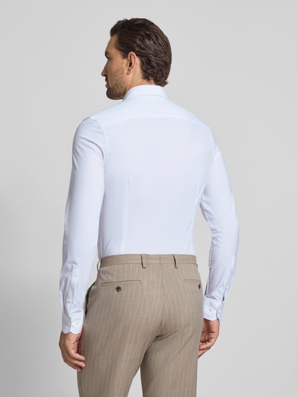 OLYMP No. Six Super Slim Business-Hemd mit Kentkragen Weiss 5