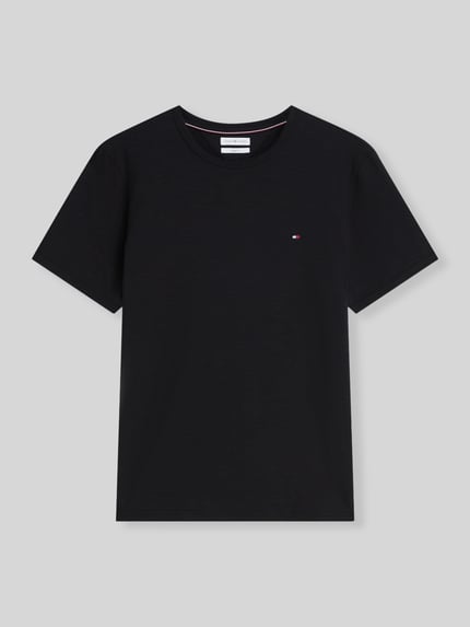 Tommy Hilfiger Regular Fit T-Shirt aus reiner Baumwolle Black 2