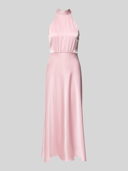 Satinkleid mit Neckholder Modell 'Modell 'RHEO'' Shop The Look MANNEQUINE