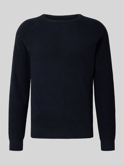 Blend Strickpullover mit Rundhalsausschnitt Modell 'DANTE' Dunkelblau 2