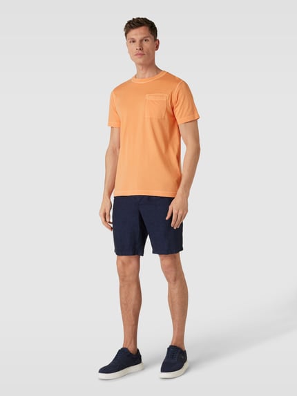 JOOP! JEANS T-Shirt mit aufgesetzter Brusttasche Modell 'Caspar' Orange 1