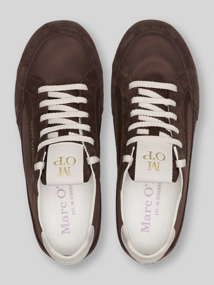 Marc O'Polo Sneaker aus echtem Leder Dunkelbraun 3