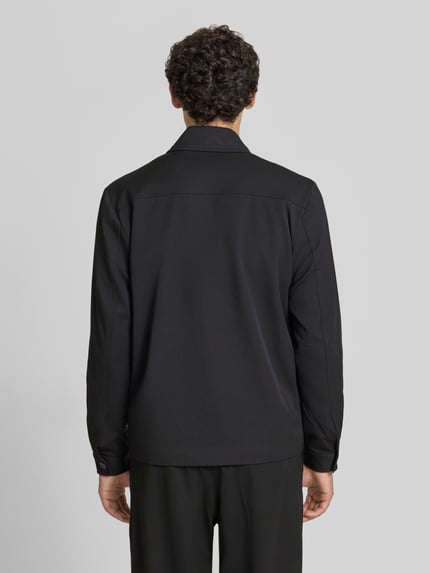 Les Deux Hybrid Jacke mit Brusttaschen Modell 'Marseille' Black 5