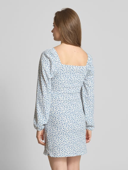 ONLY Getailleerde mini-jurk met structuurmotief, model 'HILLARY' Offwhite - 5