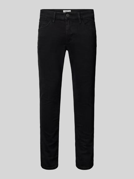 Tom Tailor Slim Fit Jeans mit Stretch-Anteil Modell 'Troy' Black 2