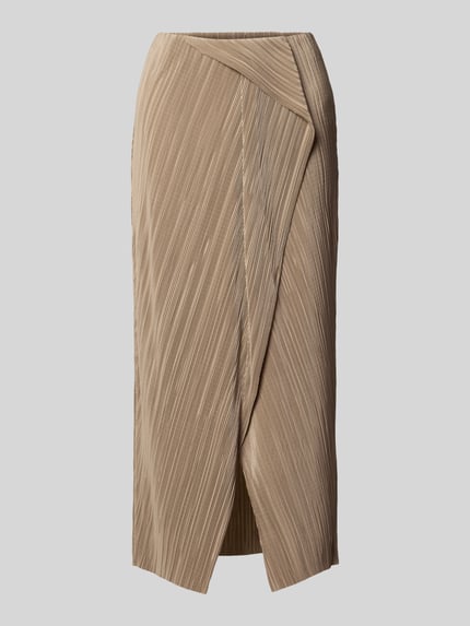 Dopasowana spódnica midi z aplikacją z metką Shop The Look MANNEQUINE