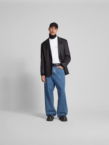 VETEMENTS T-shirt met labelprint Wit - 1