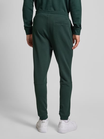 BOSS Orange Slim fit sweatpants met elastische band Donkergroen - 5