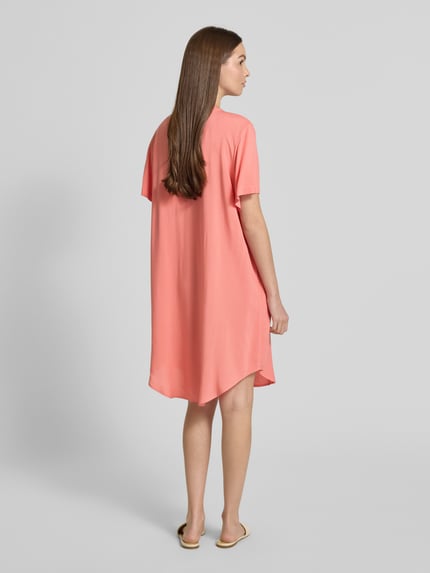 Tom Tailor Oversized mini-jurk van pure viscose Abrikoos - 5