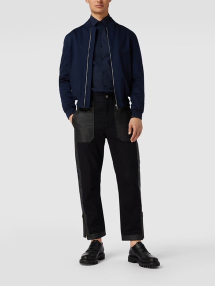 BOSS Slim Fit Businesshemd mit extra langem Arm Marine 1