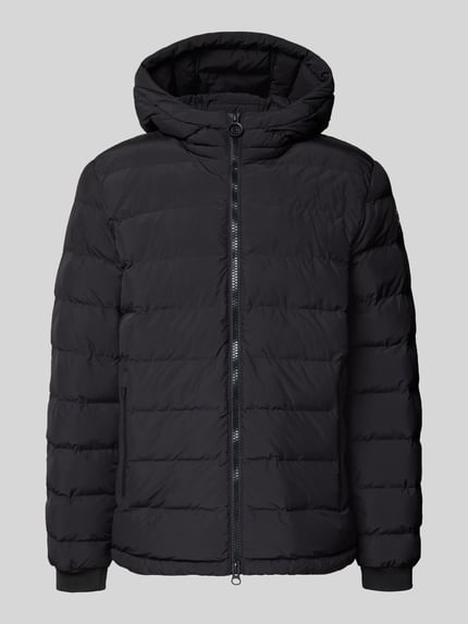 Geox Gewatteerd jack met capuchon, model 'SPHERICA' Zwart - 2