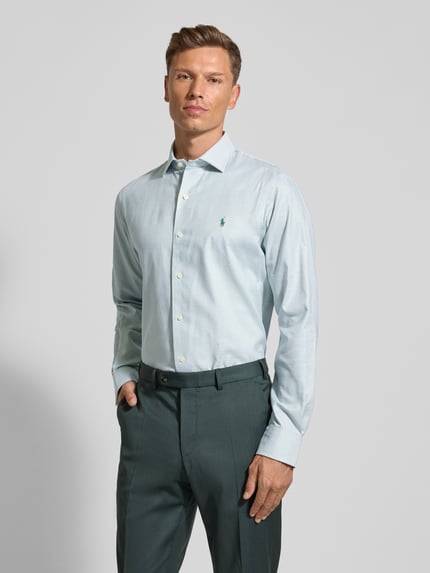 Polo Ralph Lauren Regular Fit Business-Hemd mit Kentkragen Gruen 4