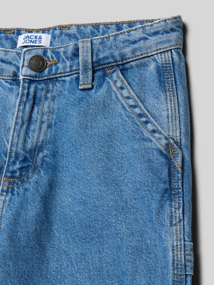 JACK & JONES Regular fit jeans in 5-pocketmodel, model 'ALEX' Blauw - 2