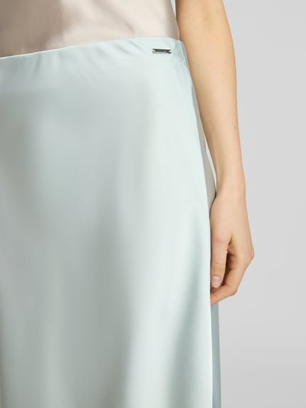 Calvin Klein Womenswear Leicht Ausgestellter Maxi-Rock mit elastischem Bund Mint 3