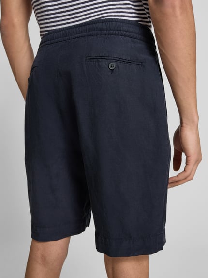 Officine Générale Chinoshorts mit elastischem Bund Marine 3