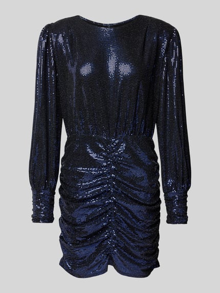 Constantly K X P&C* Minikleid mit Paillettenbesatz Dunkelblau 2