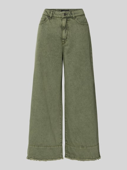 Marc Cain Wide Fit Jeans mit Lyocell-Anteil im 5-Pocket-Design Oliv 2