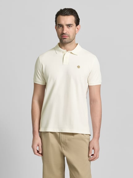 MCNEAL Polówka o kroju slim fit z haftowanym logo Écru 4