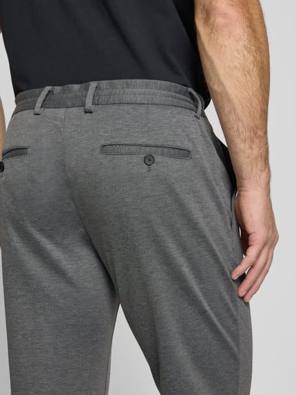 s.Oliver BLACK LABEL Slim Fit Jogpants aus Stretch-Jersey Modell 's.O JOGG' Anthrazit 3